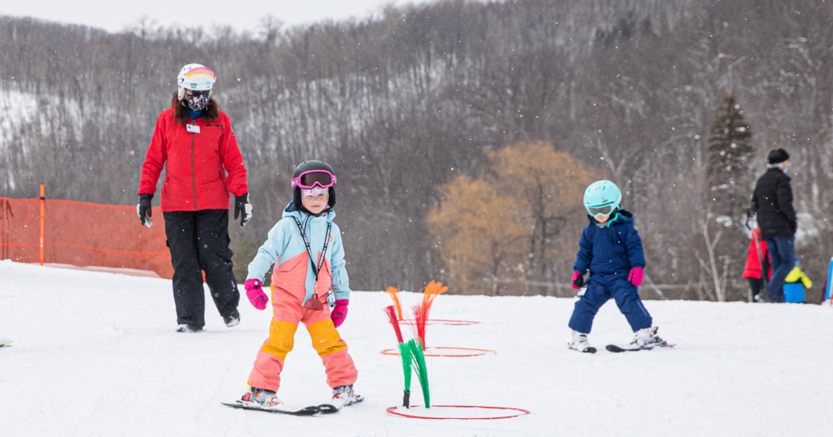 childrens ski lessons