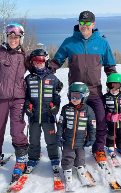 Family skiing traditions