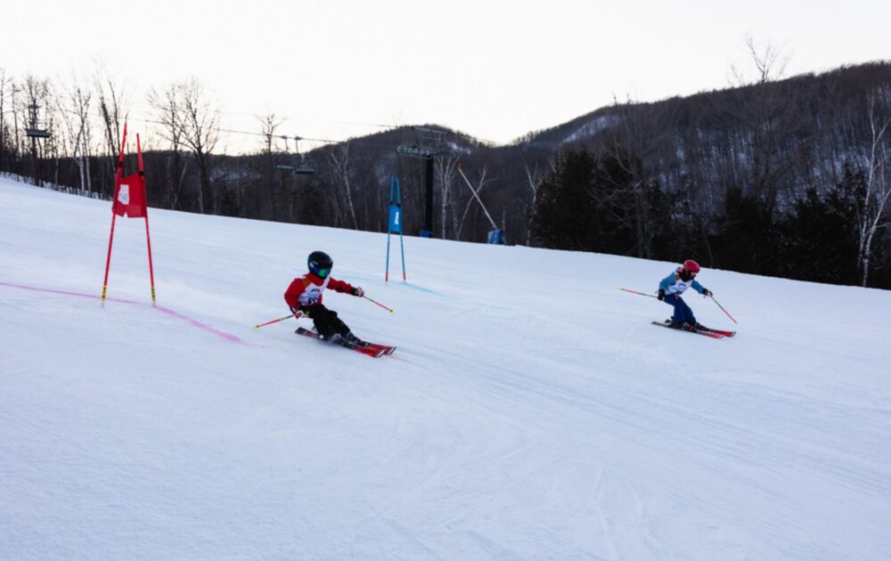 Night dual race at Alpine Ski Club.