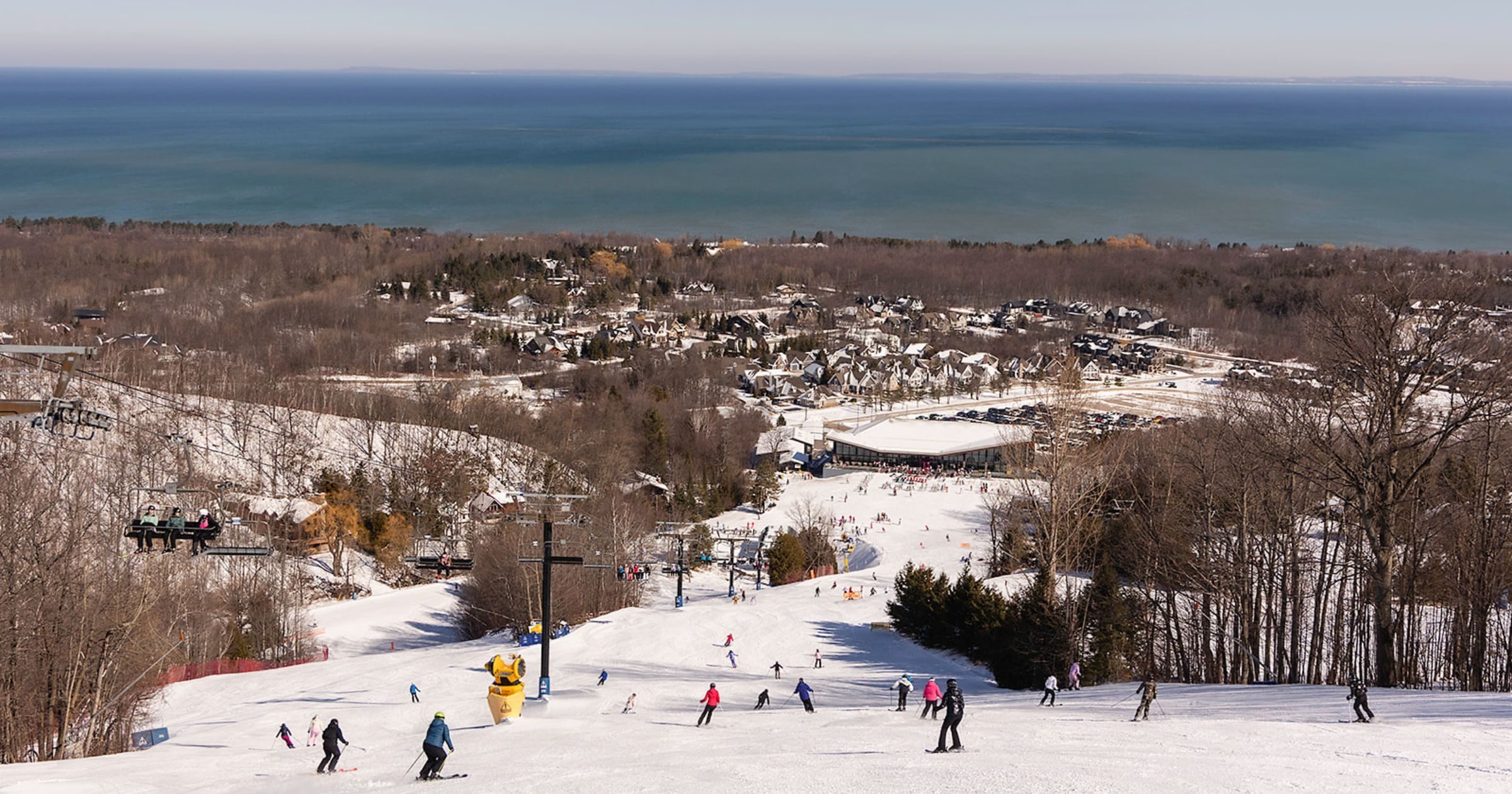 ski club overlooking Georgian Bay